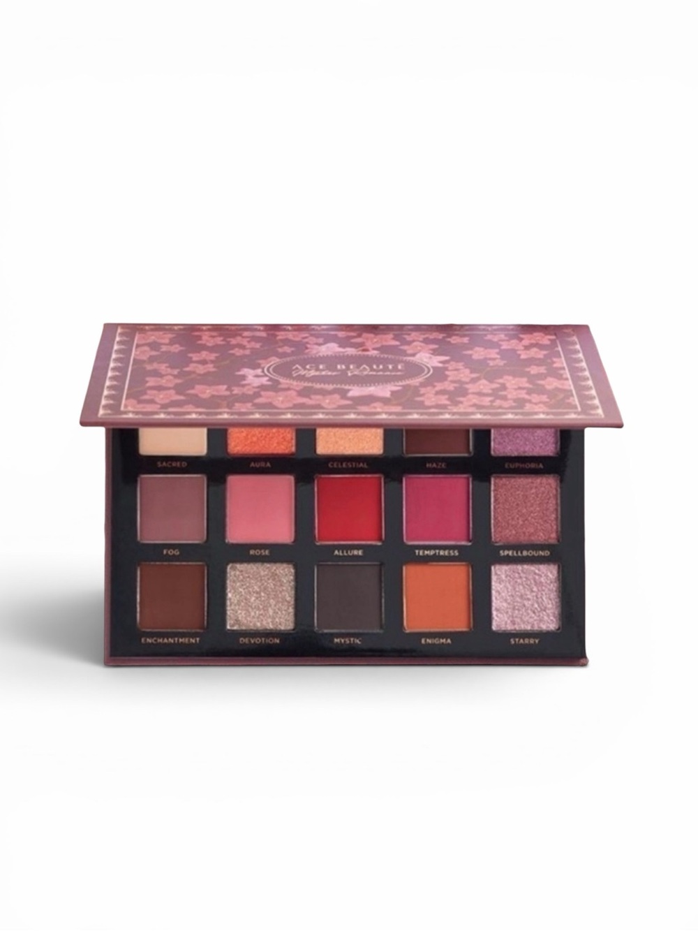 NWOT Ace Beaute Mystic Romance Eyeshadow Palette 15 Shades Shimmer & Matte